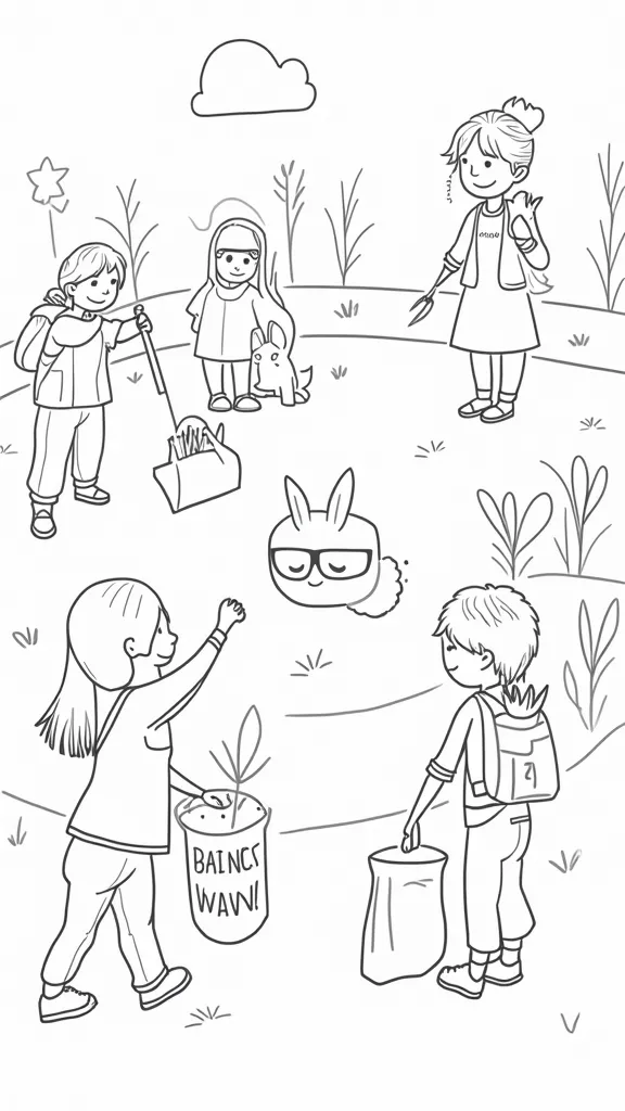 responsibility coloring page